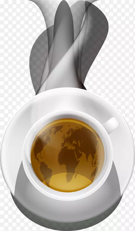 白咖啡，意式浓缩咖啡杯-创意咖啡