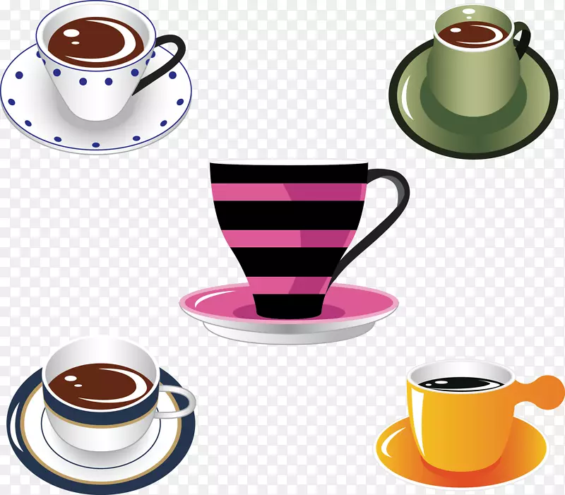 茶杯咖啡厅-精致咖啡杯