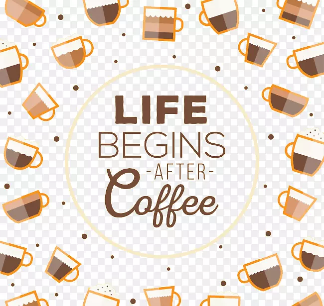 咖啡卡布奇诺拿铁浓缩咖啡-创意可爱咖啡