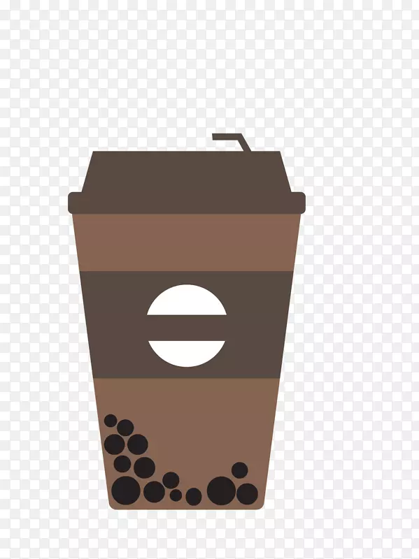 咖啡杯果汁咖啡杯-棕色咖啡杯创意