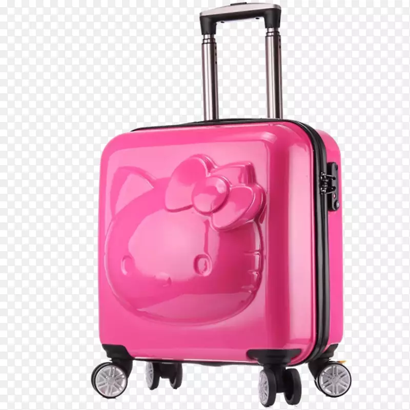 手提行李粉红袋手提箱粉红袋