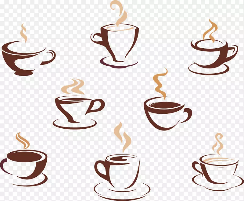 咖啡茶咖啡厅热巧克力咖啡旗画海报