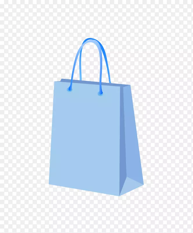 纸蓝色购物袋-蓝色纸袋平板