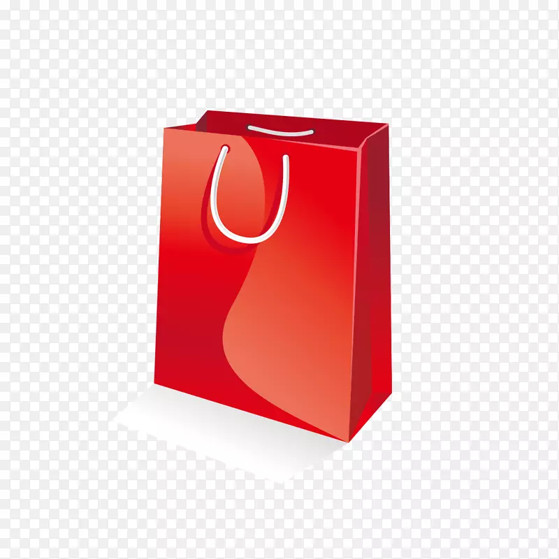 红色包装和标签盒袋-红色袋子