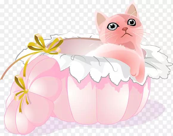 粉红猫-创意卡通猫