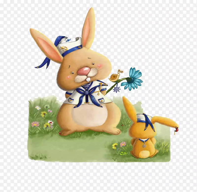 复活节兔子可爱-可爱的兔子老师