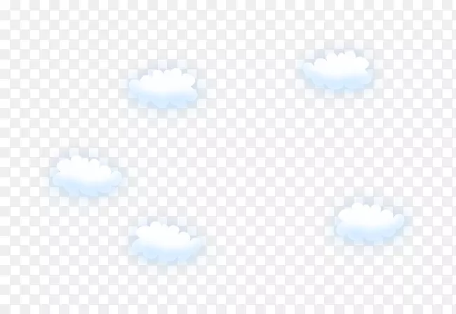 田纳西大学天空图案-卡通云