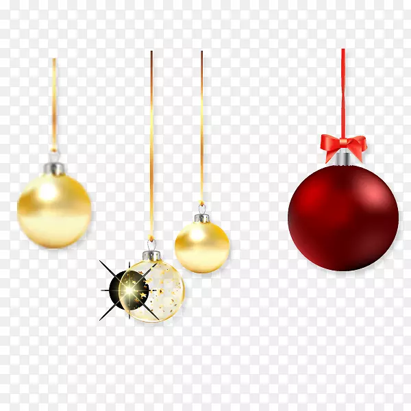圣诞节装饰球插图.圣诞节装饰球