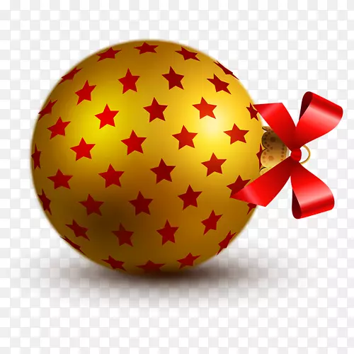 圣诞装饰剪贴画-圣诞球材料PNG