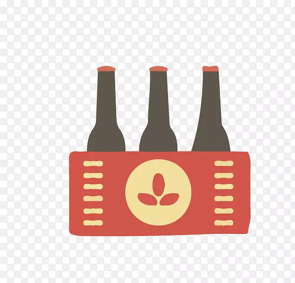 瓶夹艺术-卡通啤酒图标