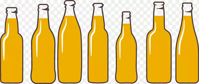 啤酒瓶普通小麦啤酒瓶玻璃精啤酒标签