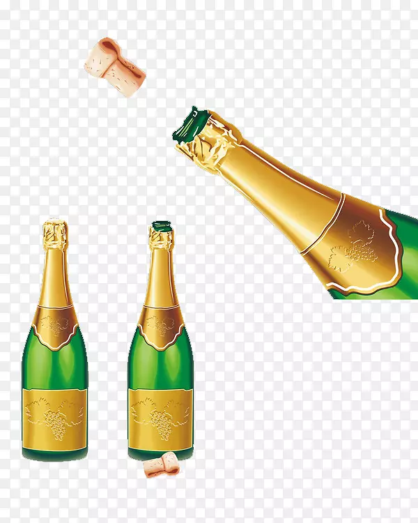 香槟酒瓶-免费香槟啤酒瓶