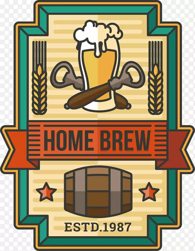 啤酒节啤酒厂标签酿造手工啤酒标签
