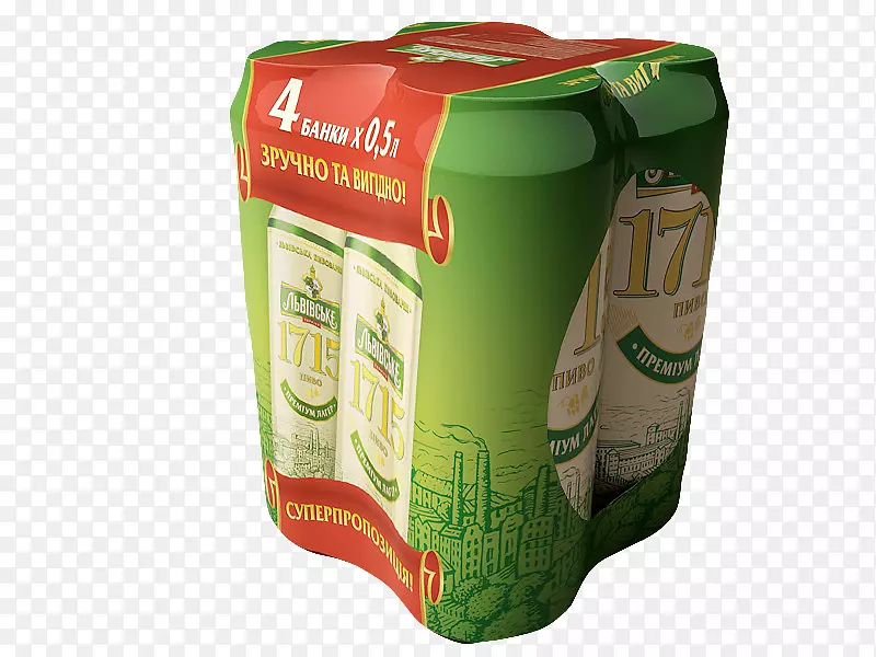 啤酒饮料罐绿色啤酒罐