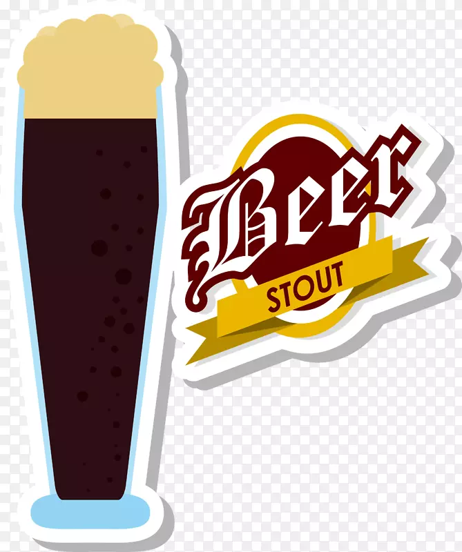 小麦啤酒瓶-啤酒装饰图案
