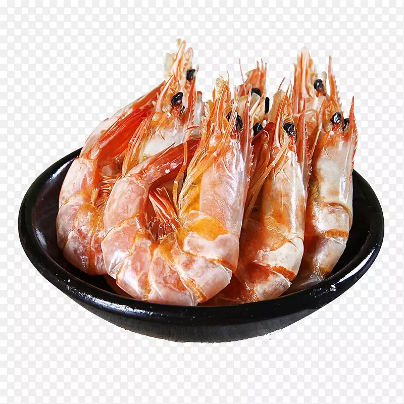 舟山Caridea虾海鲜食品干燥-无创意拉虾