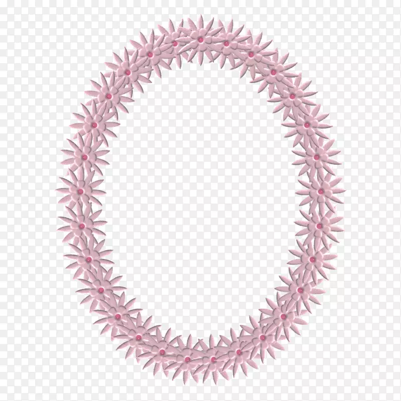 纺织区域图案-圆形紫色环
