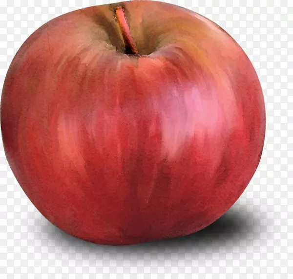 苹果手绘红苹果