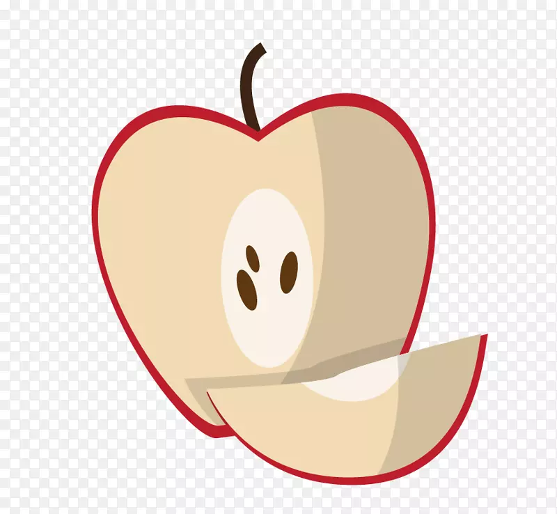 苹果动画剪贴画卡通红苹果