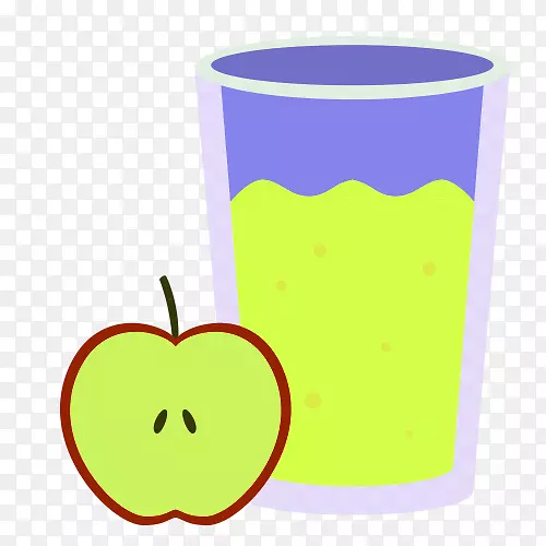 苹果汁-卡通苹果汁