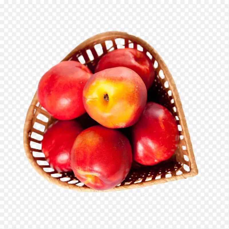 免费剪贴画摄影-篮子上的红苹果