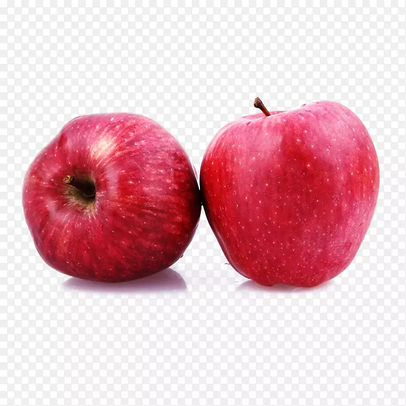 麦金托什苹果红美味-两个红苹果