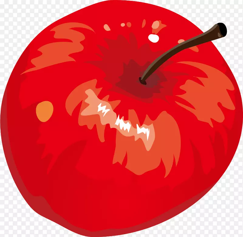 红苹果剪贴画手绘红苹果