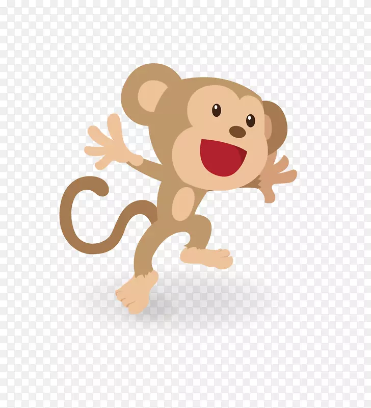 猕猴动画-可爱的卡通猴子图案