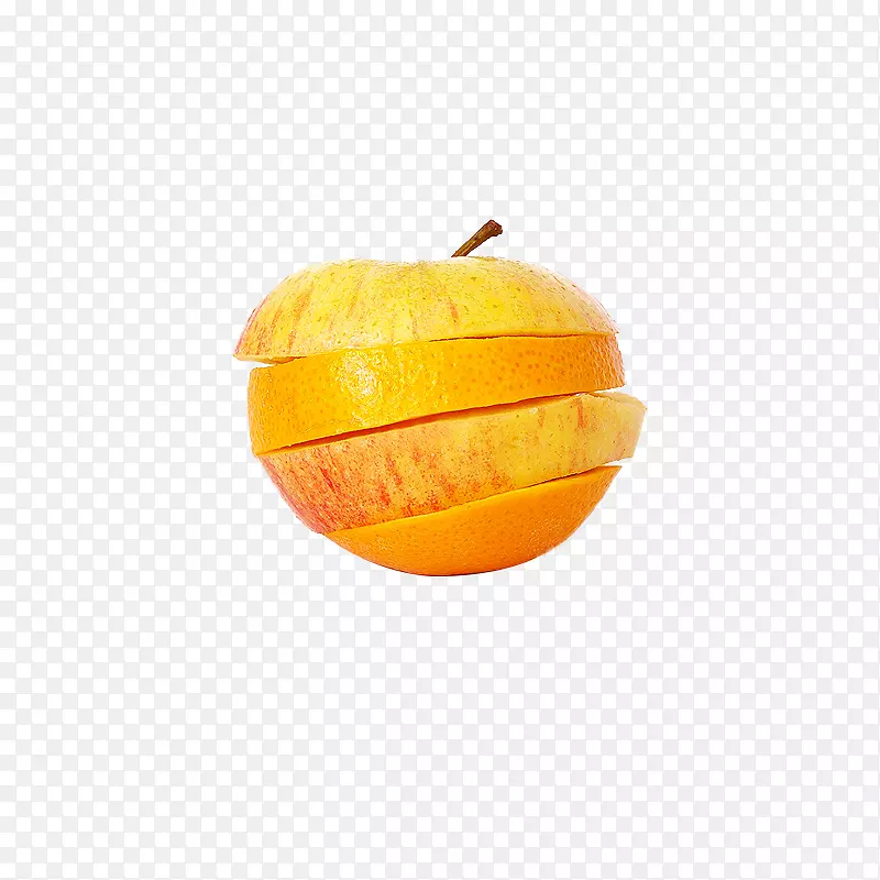 橘子片苹果-加苹果橙子