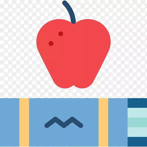 苹果图标-一个红色的苹果
