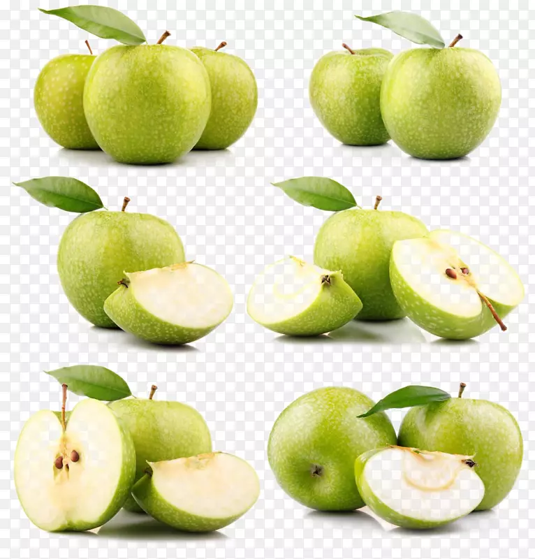 苹果汁万寿菊摄影-绿苹果