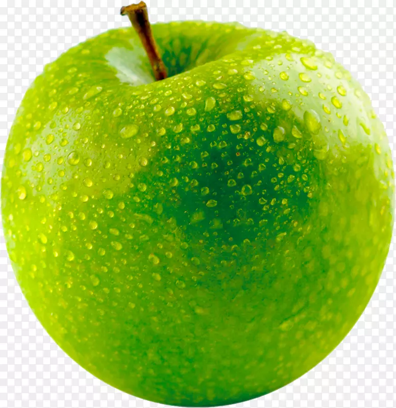 脆苹果汁苹果水果色拉-水果绿色苹果材料免费拉。