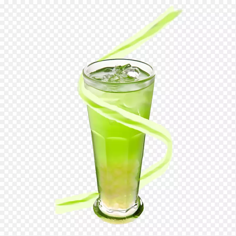苹果汁-绿色苹果汁玻璃