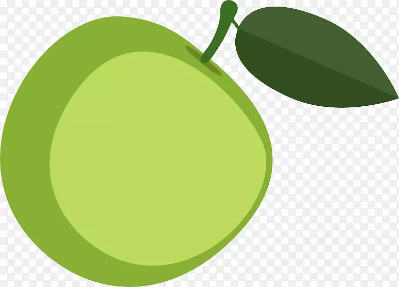 史密斯奶奶苹果图标-绿色苹果