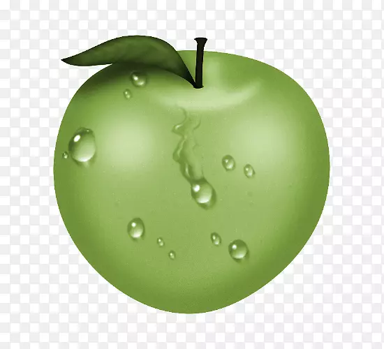 史密斯奶奶苹果水果剪贴画.绿色苹果图案