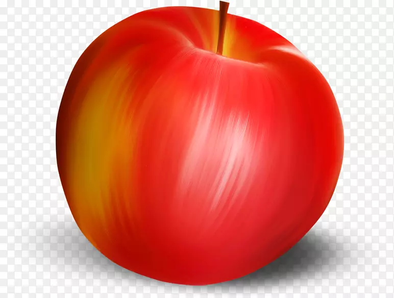 苹果本地食品-手绘红苹果