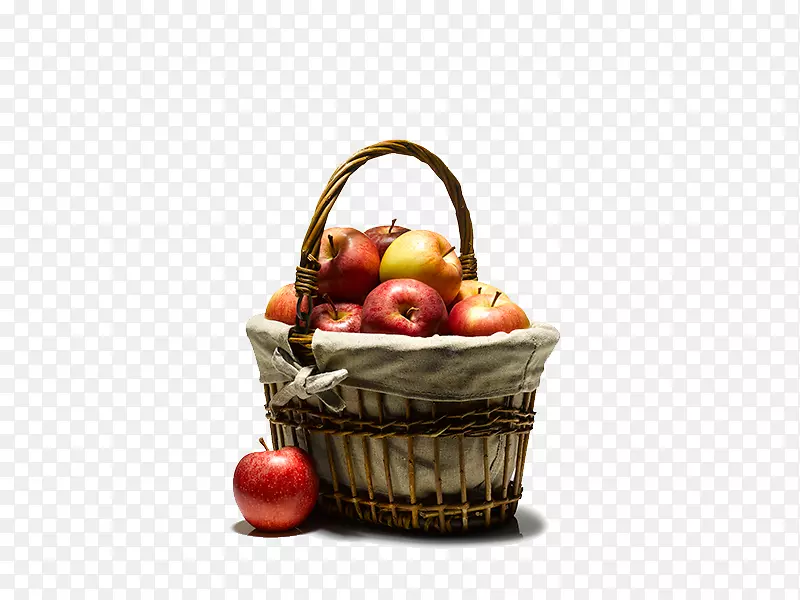 一篮子苹果竹子苹果篮子