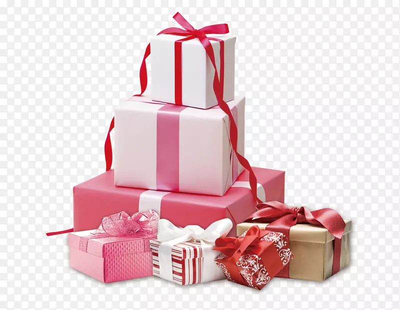 礼品盒-粉红色节日礼物