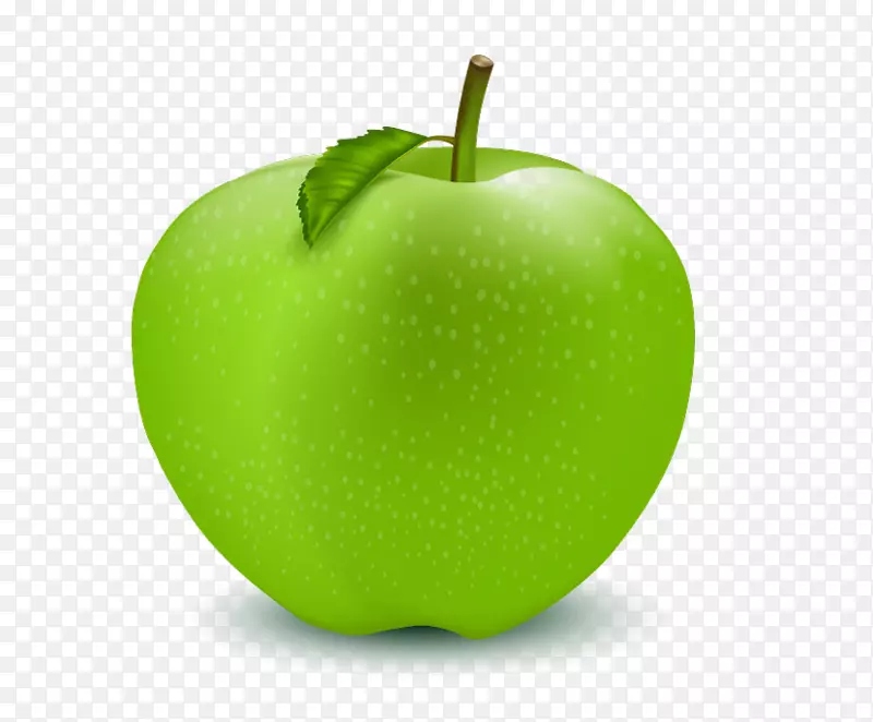 免版税绘画插图-涂绿色苹果
