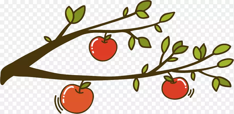 苹果奥格里斯剪贴画手绘苹果树