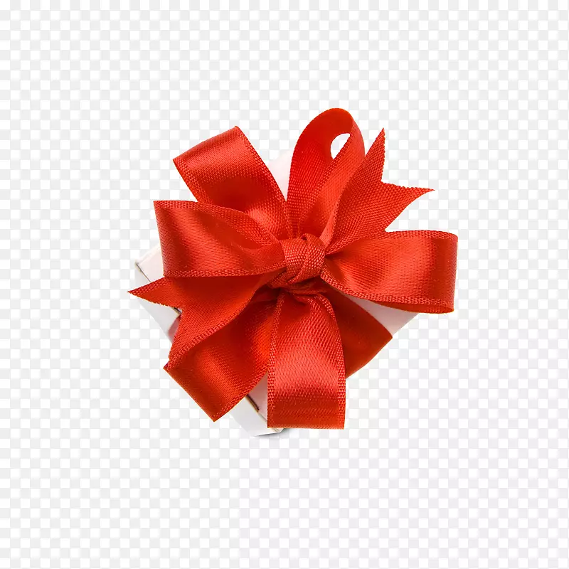 礼品丝带装饰盒，情人节，。xchng-简单的礼物。