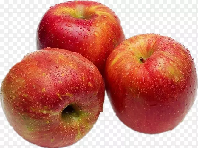 苹果醋食品水果公司-三个新鲜苹果