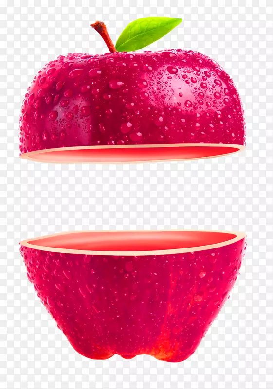 苹果奥格里斯红简单苹果装饰图案