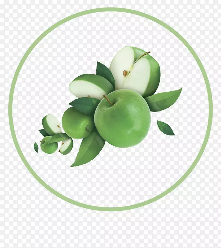 水果苹果-绿色新鲜苹果装饰图案