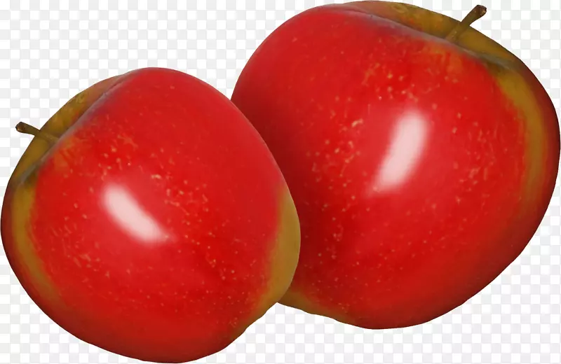 李子番茄苹果夹子艺术-红苹果摄影