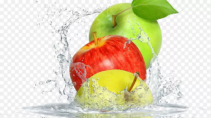 苹果高清电视显示屏分辨率水果壁纸-轻轻洗苹果