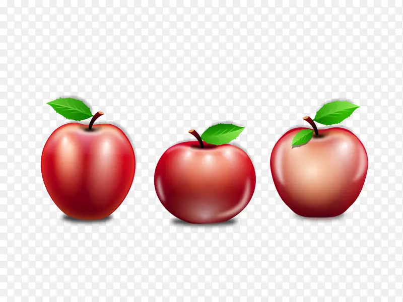 苹果巴巴多斯樱桃元素涂红苹果