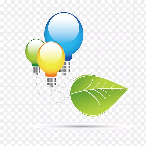 环境保护自然环境插图.灯和树叶