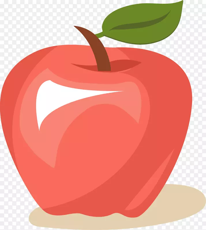 苹果果品画.卡通水果苹果