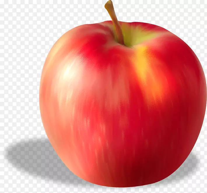 苹果水果剪贴画-红苹果